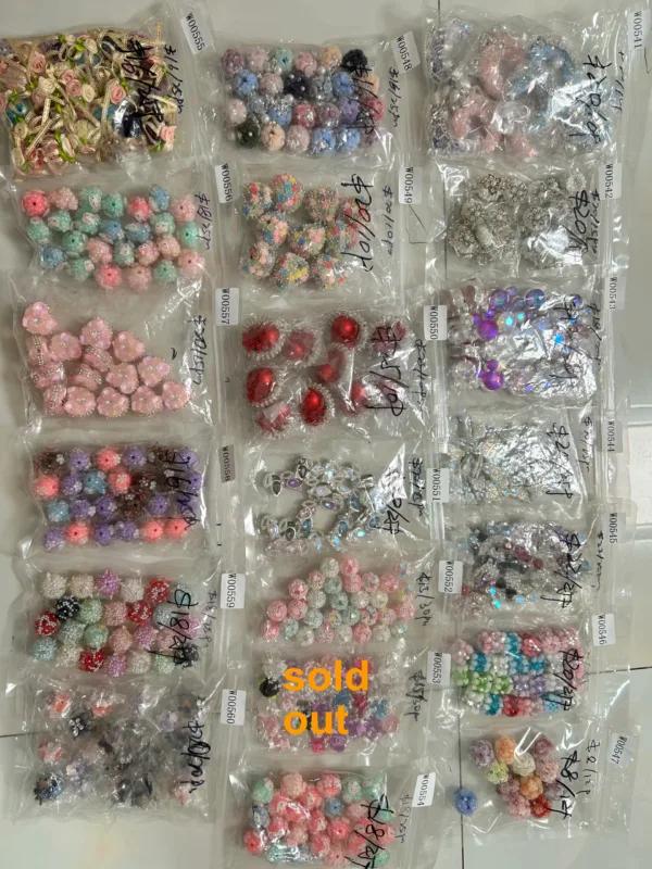 fancy beads w00501 to w00600