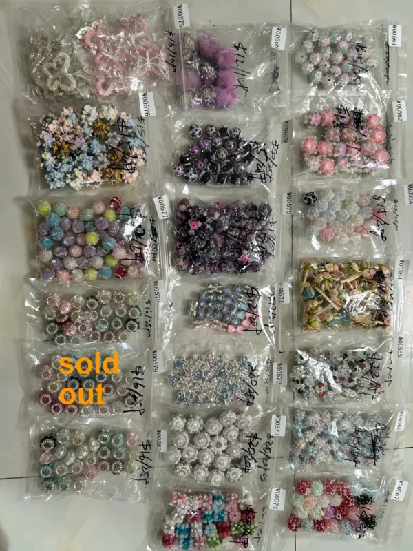 fancy beads w00501 to w00600