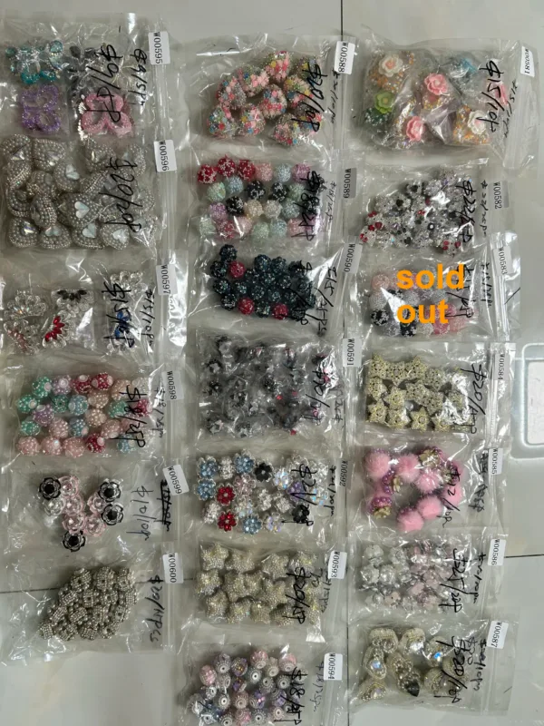 fancy beads w00501 to w00600