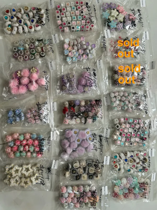 fancy beads w00601 to w00700