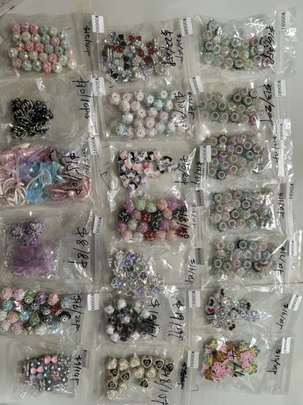 fancy beads w00601 to w00700