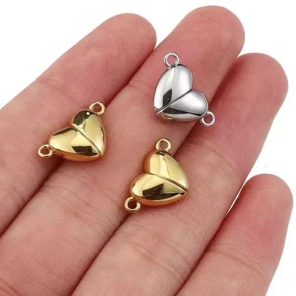 magnetic heart shape connector w01003