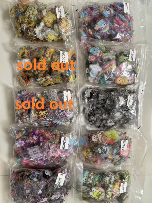 sanrio acrylic w02001 to w02030